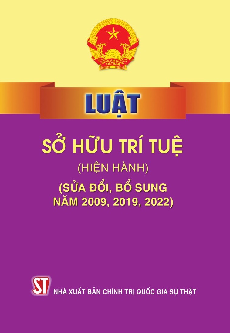 Sách Luật Sở hữu trí tuệ sửa đổi, bổ sung năm 2019