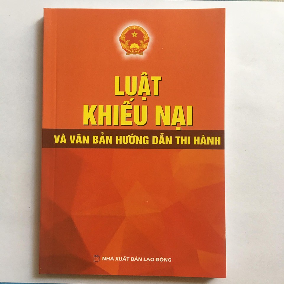 Sách Luật Khiếu nại và văn bản hướng dẫn thi hành