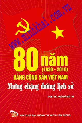 Sách: 80 năm Đảng Cộng sản Việt Nam - Những chặng đường  lịch sử
