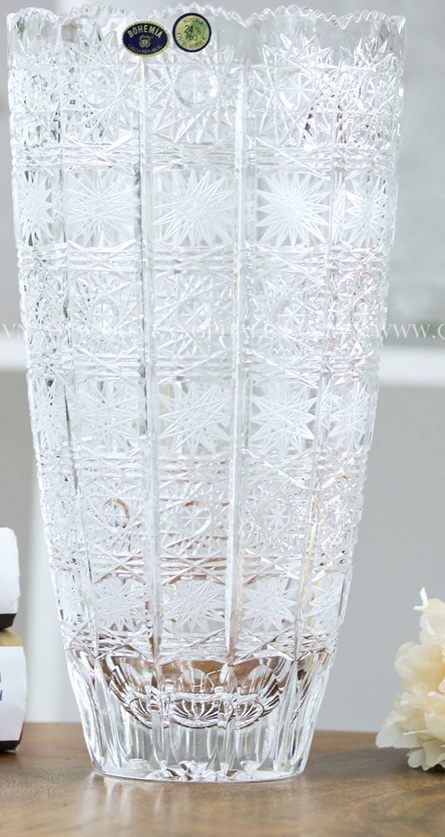 Bình hoa pha lê Tiệp Khắc