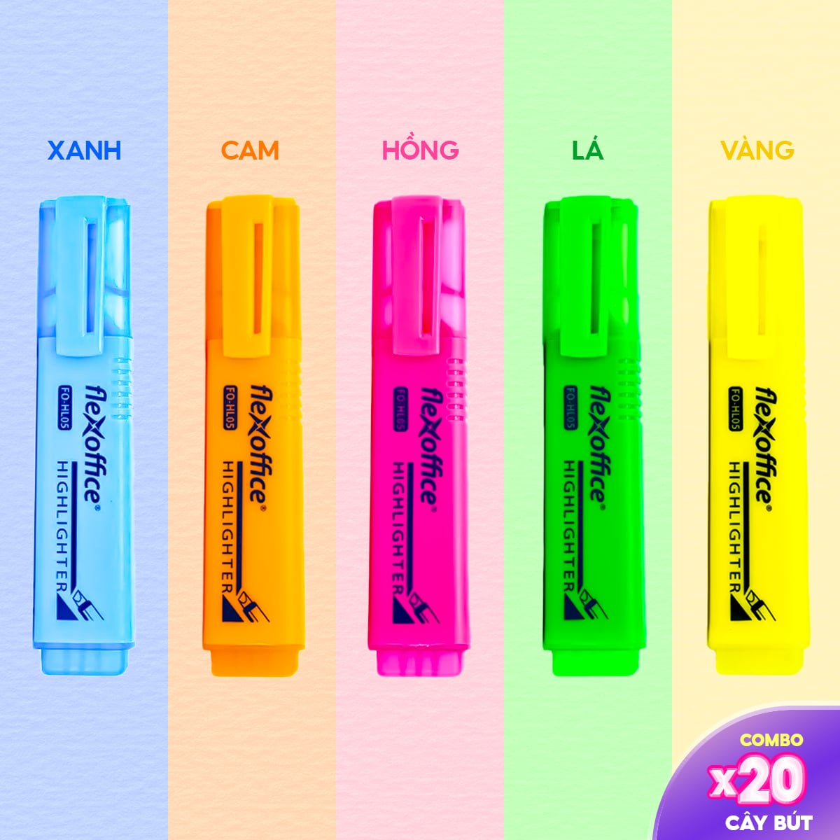 Bút dấu dòng thiên long PM09 (hộp)