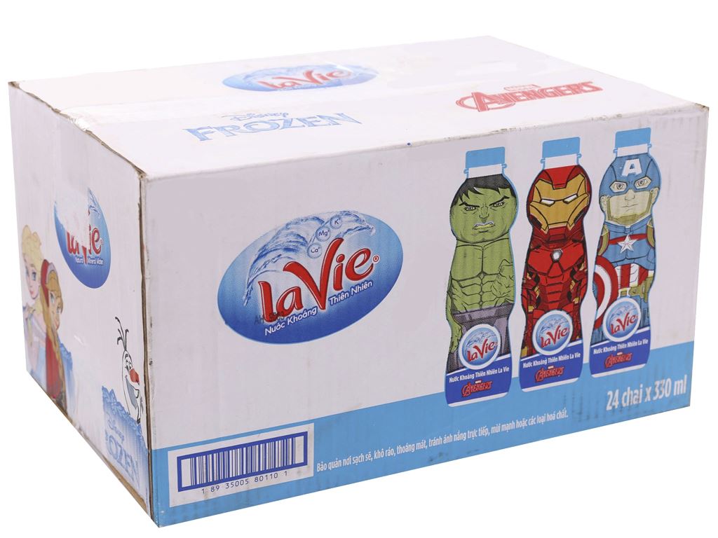 Nước lọc lavi 330ml (thùng)