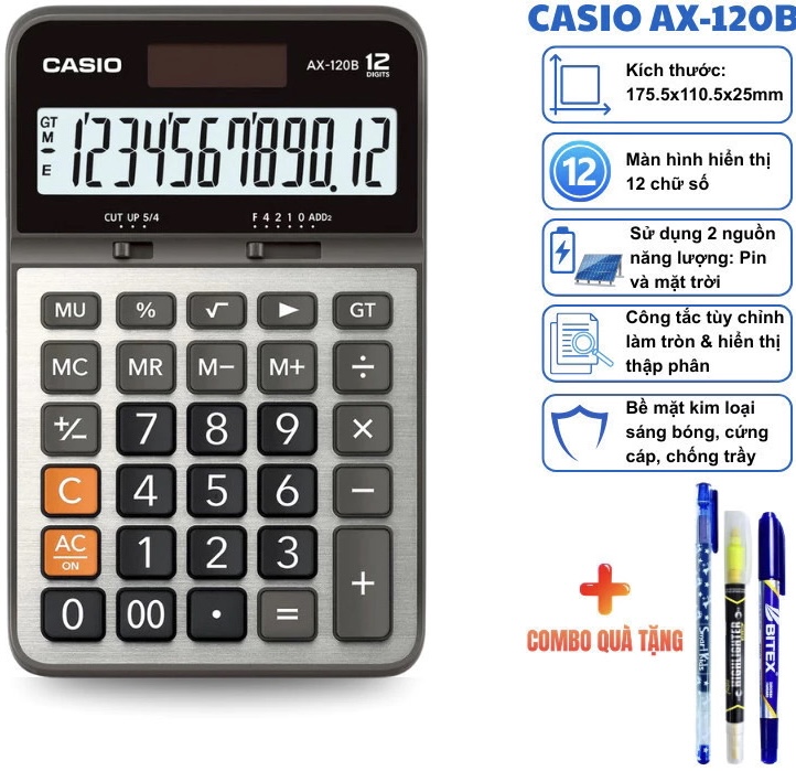 Máy tính Casio AX 120B