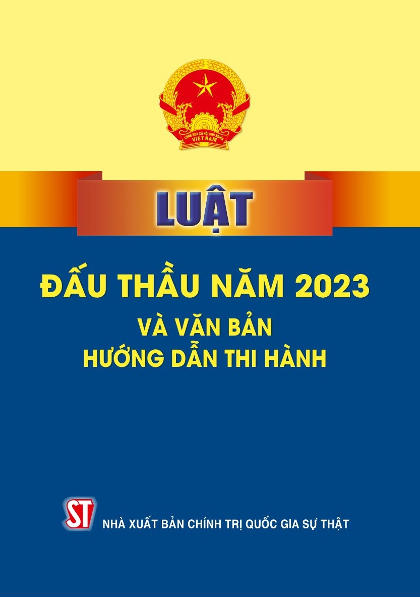 Sách Luật Đấu thầu 2023