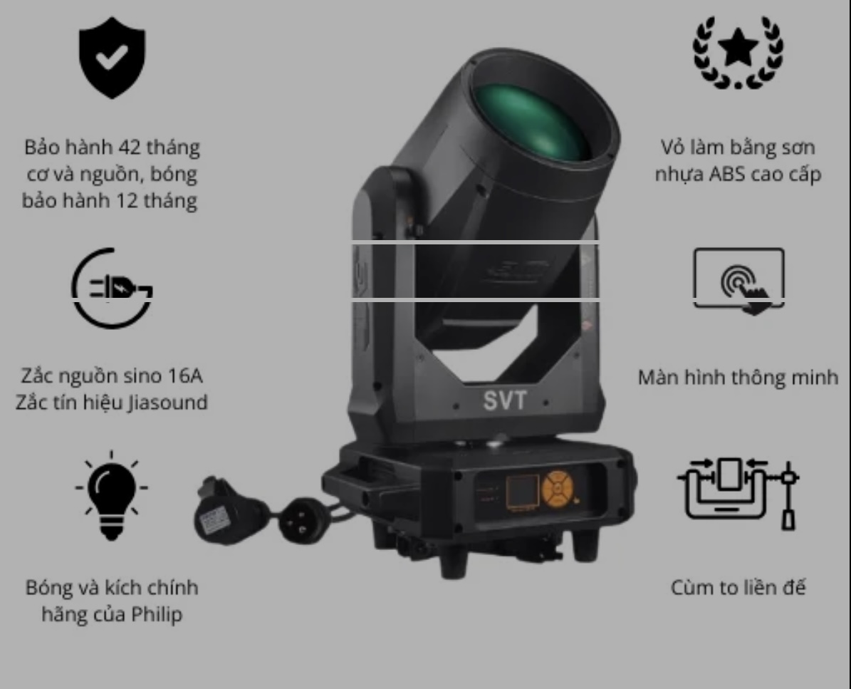 Đèn Beam.Model: Beam SVT2 580W.