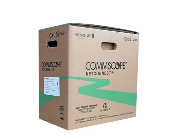 Cáp mạng Commscope Netconnect Category 6 UTP Cable, 4-Pair, 23 AWG, Solid, CM, 305m, màu trắng (thùng)