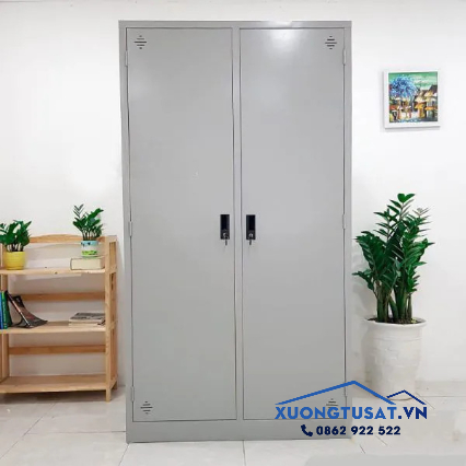 Tủ sắt quần áo 2 buồng