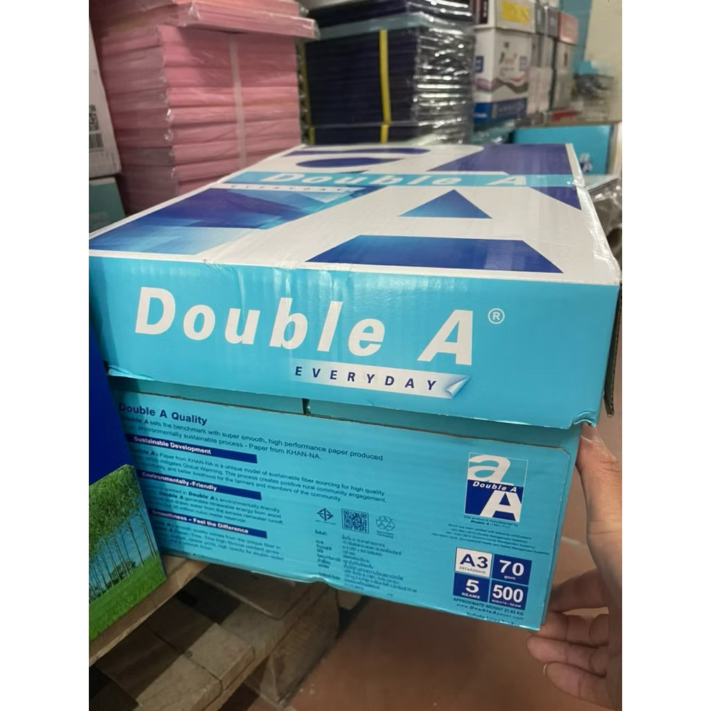 Giấy photo A3-Double A (thùng)