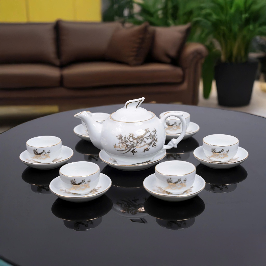Ấm chén Bát Tràng (Bộ)