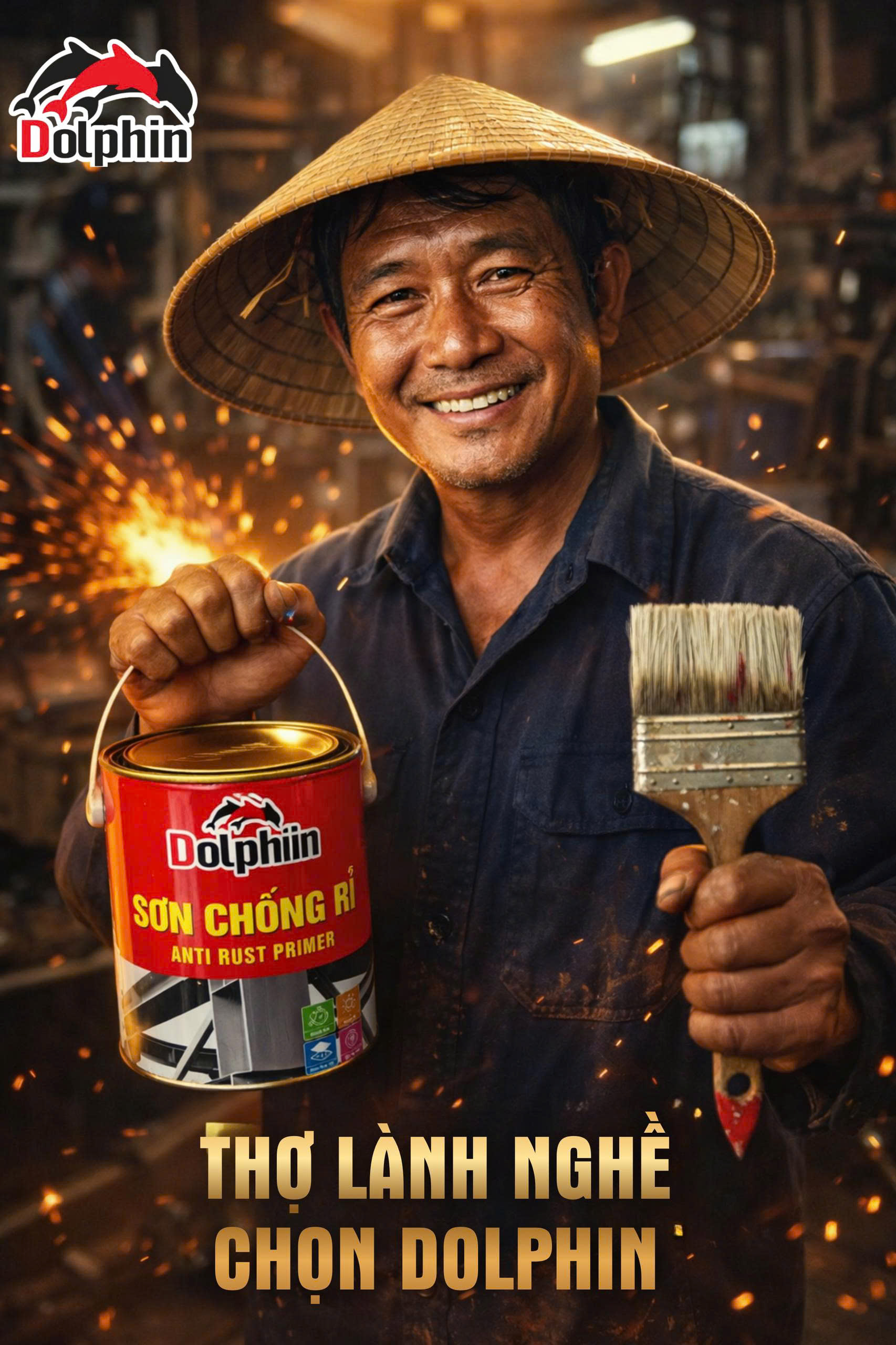 Sơn chống rỉ Dolphin (hộp)