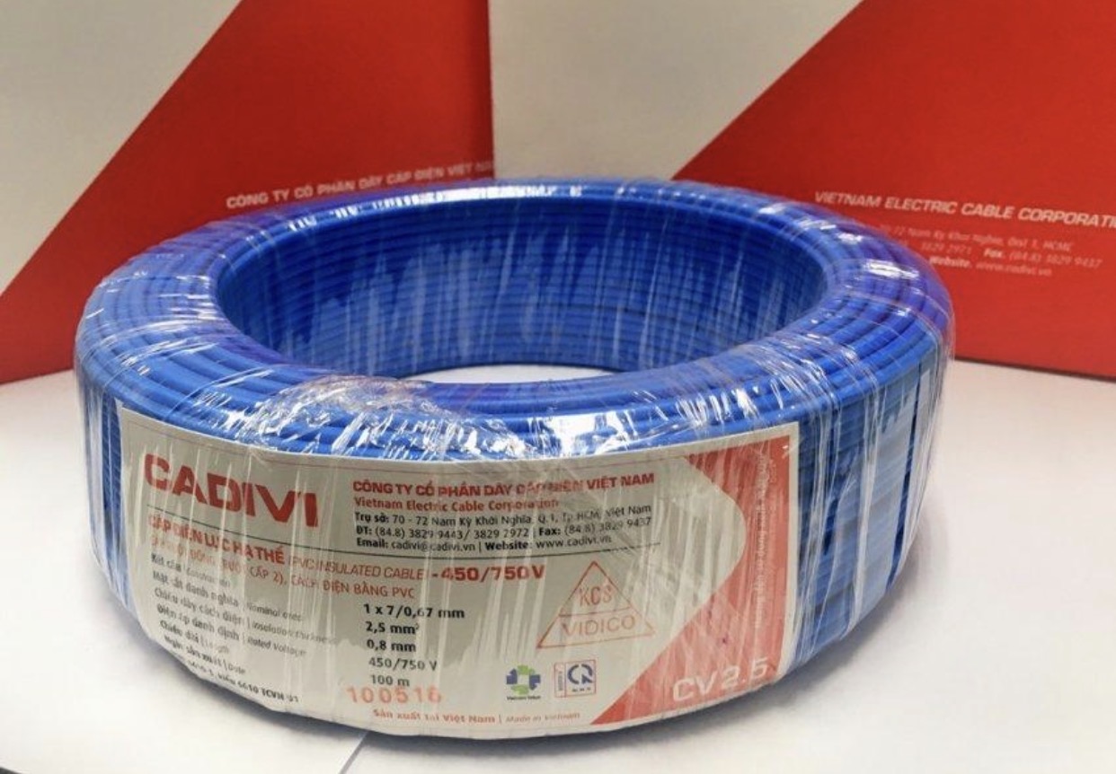 Dây điện 2.5mm cadivi (Mét)