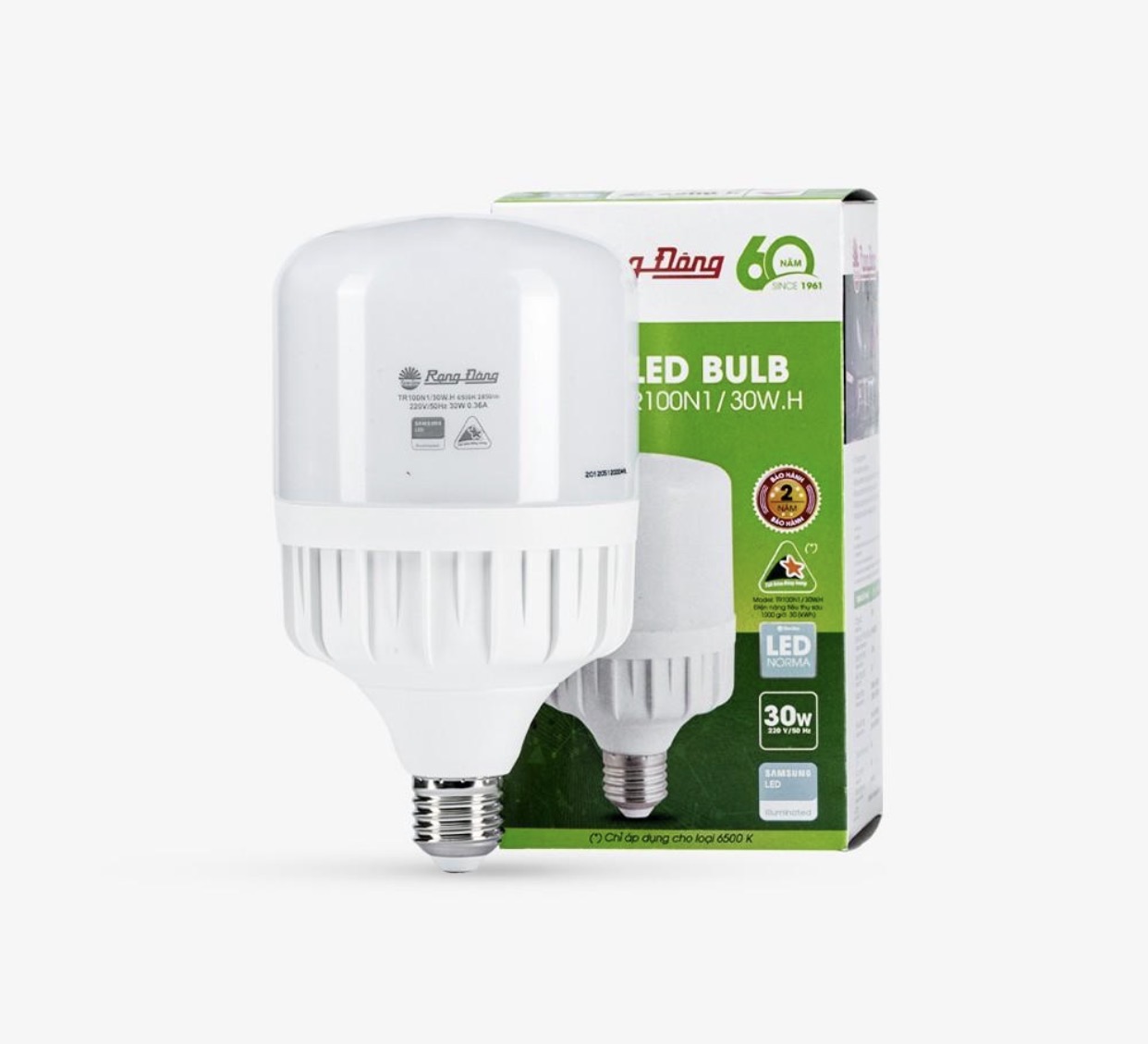 Bóng tròn đèn 30W Rạng Đông (chiếc)