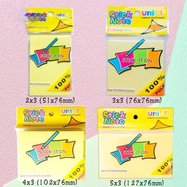 Giấy note vàng Uni-T ( tập )
