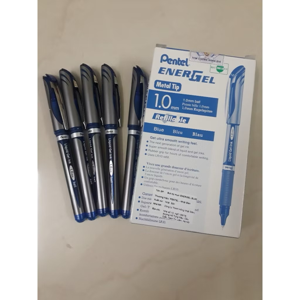 Bút viết ký Pentel 1.0mm BL60 ( hộp)