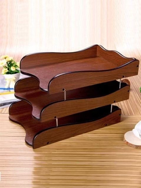Khay 3 tầng gỗ HX-5013 ( cái)