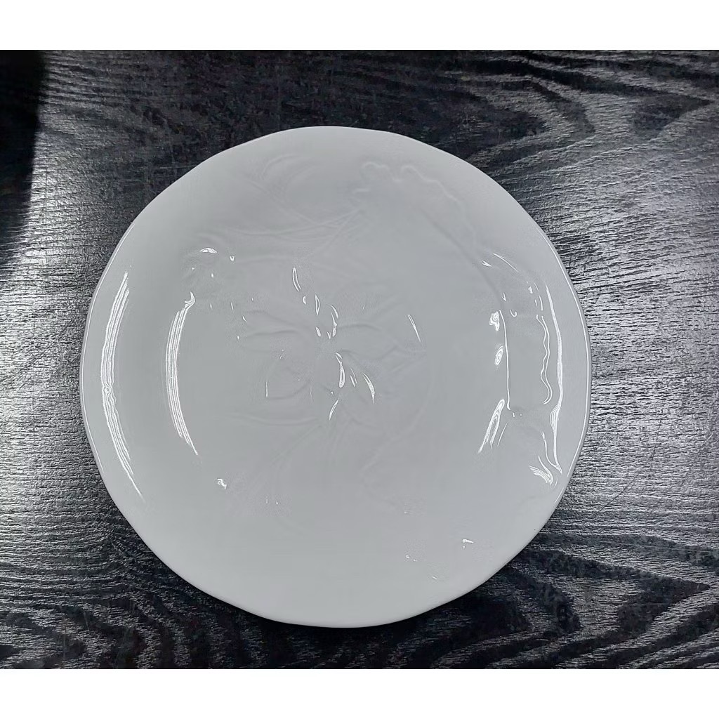 Đĩa 20cm men kem Minh Long ( chiếc )
