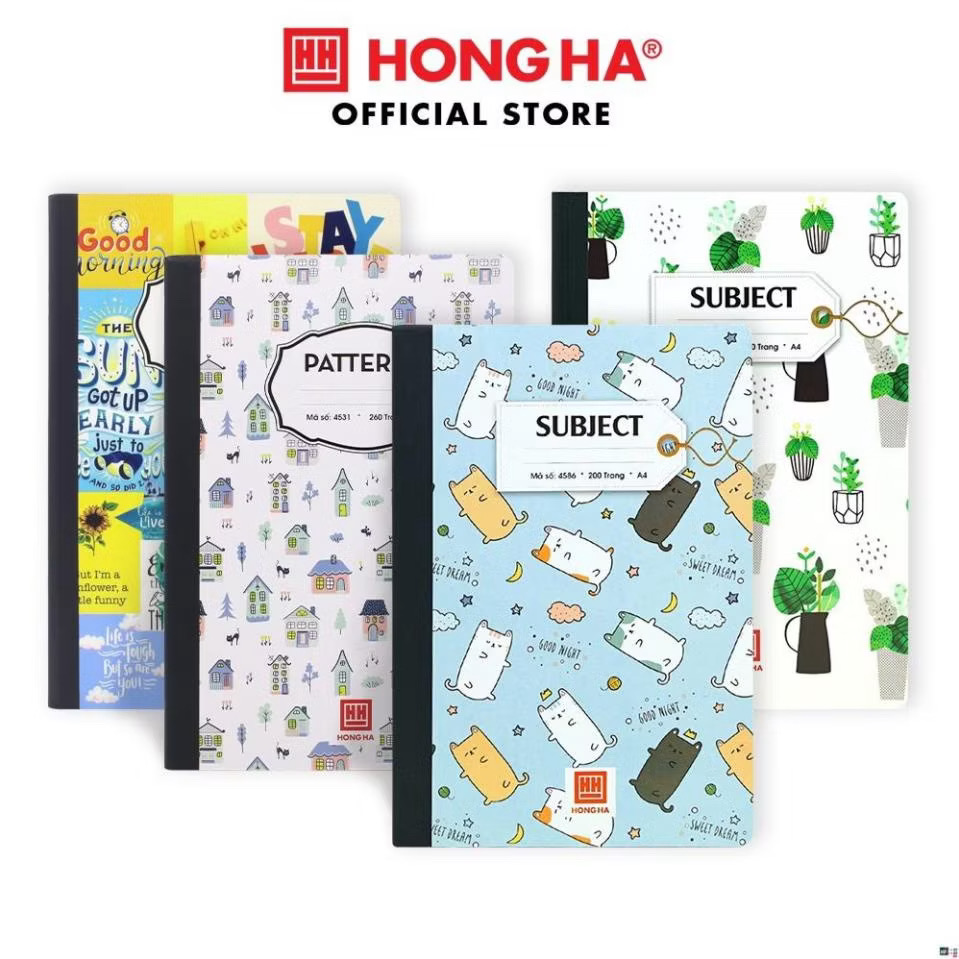 Sổ A4 bìa cứng Hồng Hà ( quyển )
