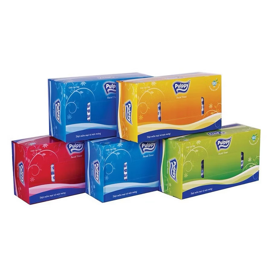 Giấy ăn hộp Pulppy Facial Tissue ( hộp )