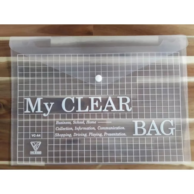 Túi clear bag dày A4 MY CLEAR BAG (cái)