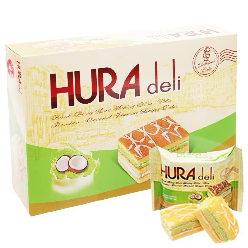 Bánh bông lan Hura Deli (Hộp)