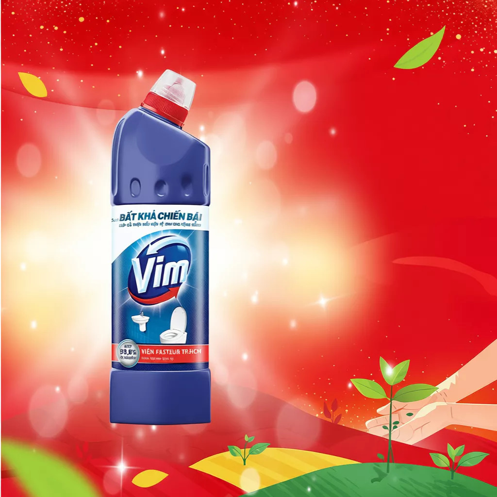 Nước tẩy bồn cầu Vim 880ml
