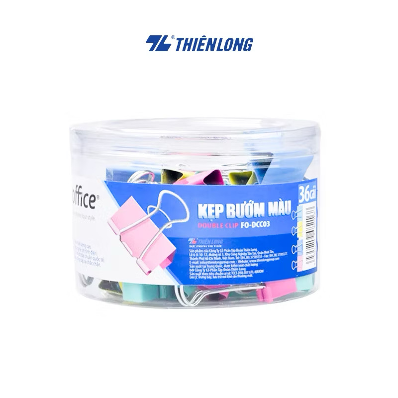 Kẹp bướm màu FO-DCC01 15mm