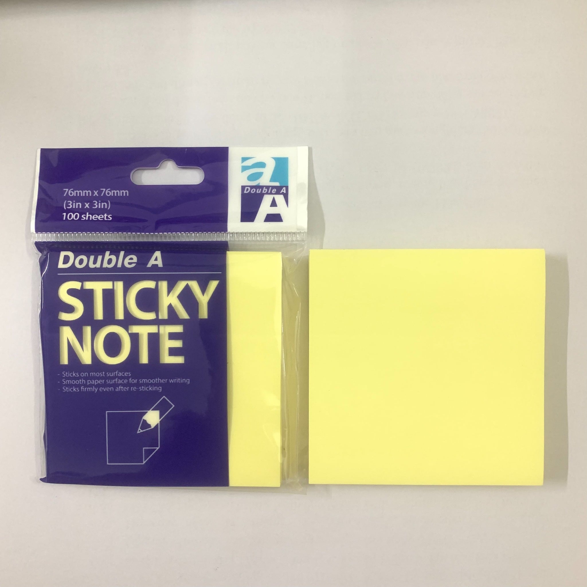 Giấy note Double A nhớ 76x76mm