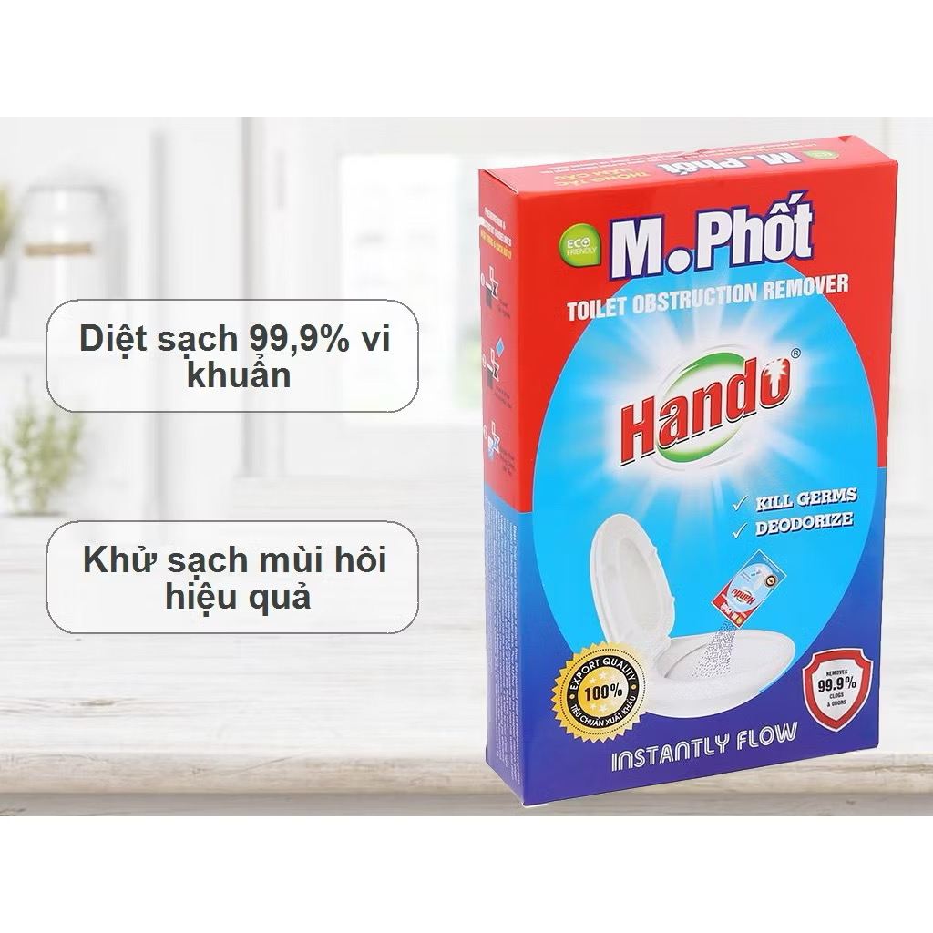 Bột phân hủy bồn cầu Hando( gói)