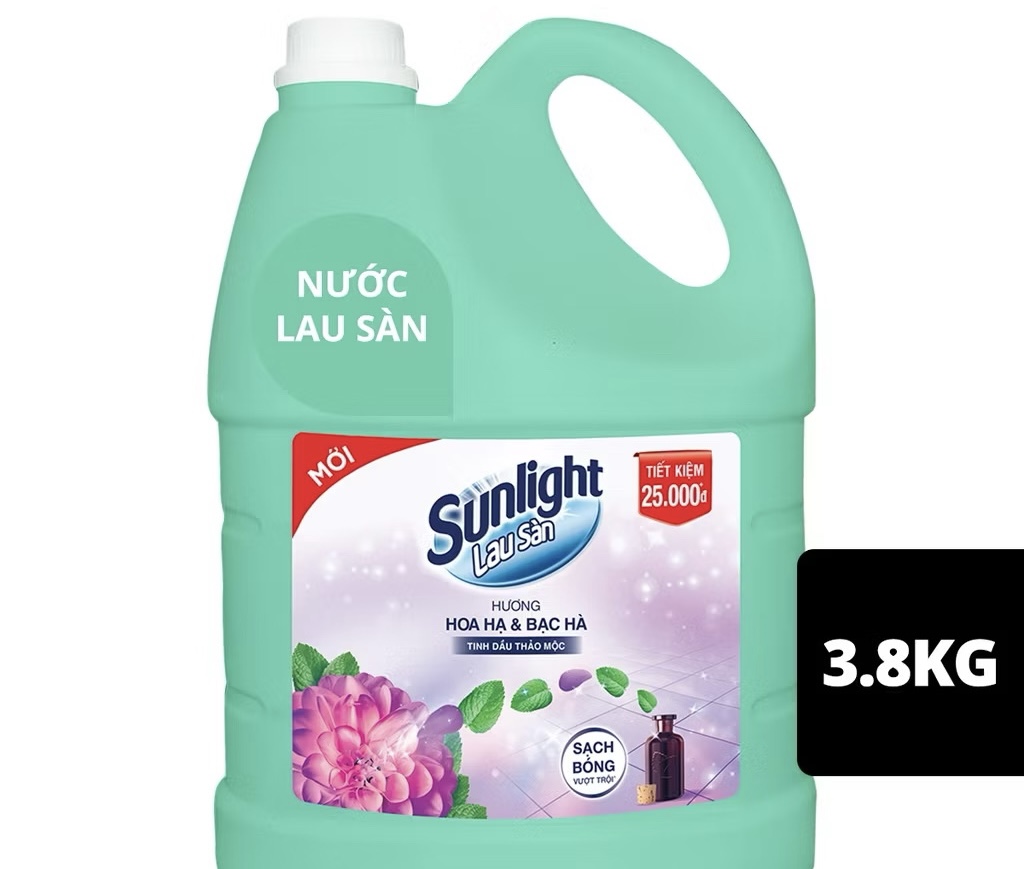 Nước lau sàn sunlight 3.8kg( can )