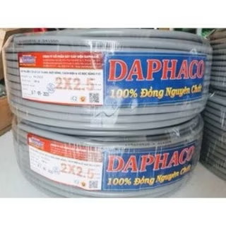 Dây điện tròn TP 2x2.5 DAPHACO ( mét)