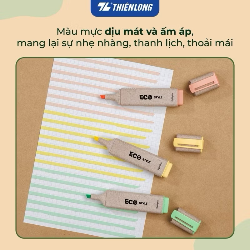 Bút dạ quang Eco Style Highlighter Thiên Long ( cái)