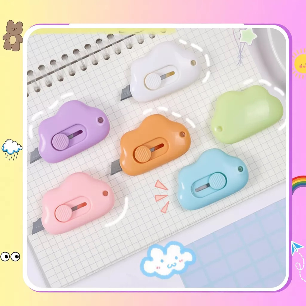 Dao rọc giấy nhỏ mini Hình đám mây cute( chiếc )