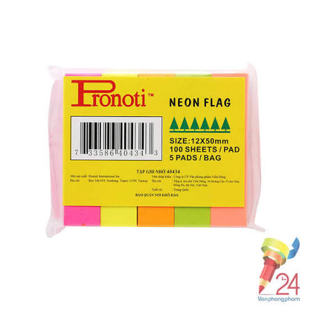 Giấy phân trang Nilon 5 màu