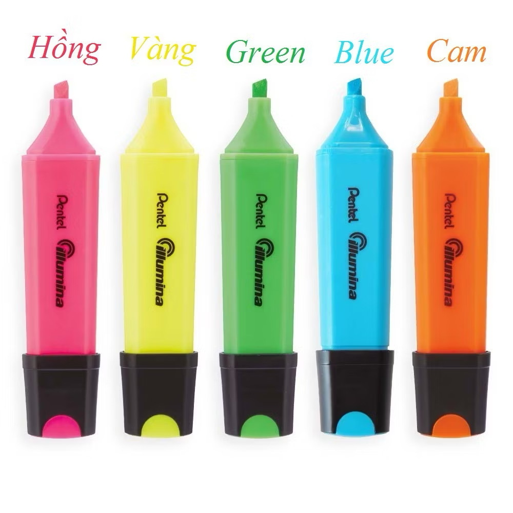 Bút nhớ dòng các màu, Pentel lllumina SL60( cái)
