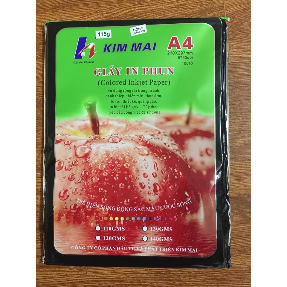Giấy in A4 Kim Mai ĐL115(tập)