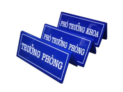 Biển chức danh để bàn chân Mika đứng (loại to)