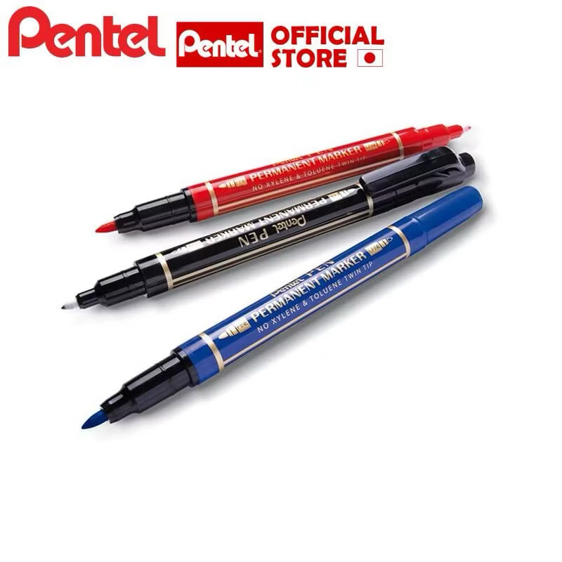 Bút dạ 2 đầu pentel N75W (chiếc)