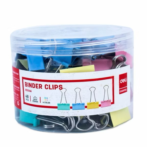 Kẹp bướm 25mm Deli 8554A( hộp)