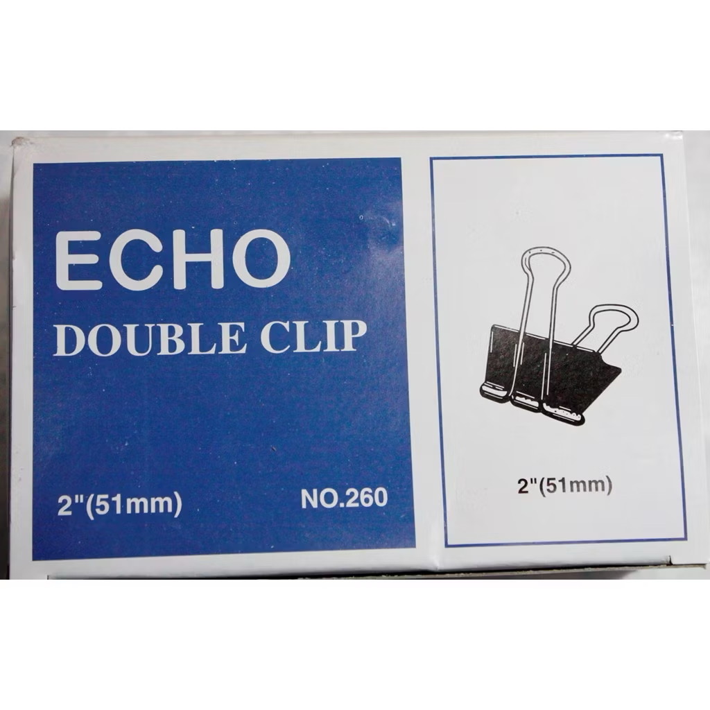 Kẹp tài liệu đen 51 mm ECHO( hộp)