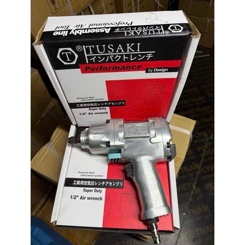 Súng vặn ốc khí nén 1/2 inh Tusaki (Cái)