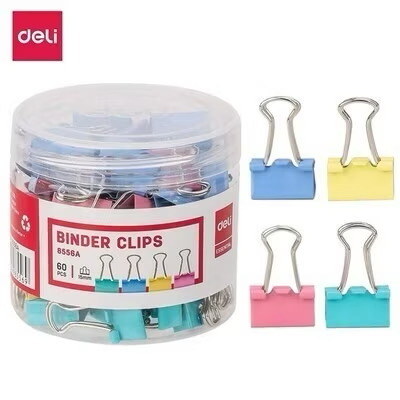 Kẹp màu Deli 15cm 8556A ( hộp)