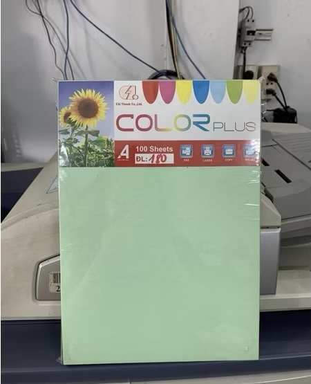 Bìa màu ngoại A4 xanh Color plus ( tập)