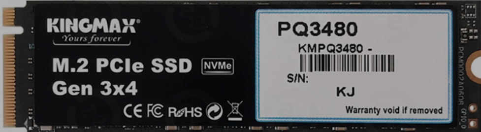 Ổ cứng SSD Kingmax Zeus PQ3480 256Gb Nvme ( cái)