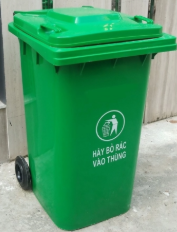 Thùng rác nhựa 240L to