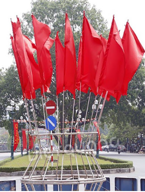 Cờ Hồng kỳ 0,8x1,5