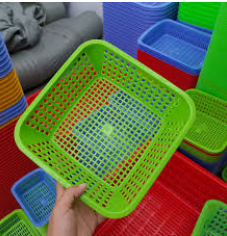 Rổ vuông màu