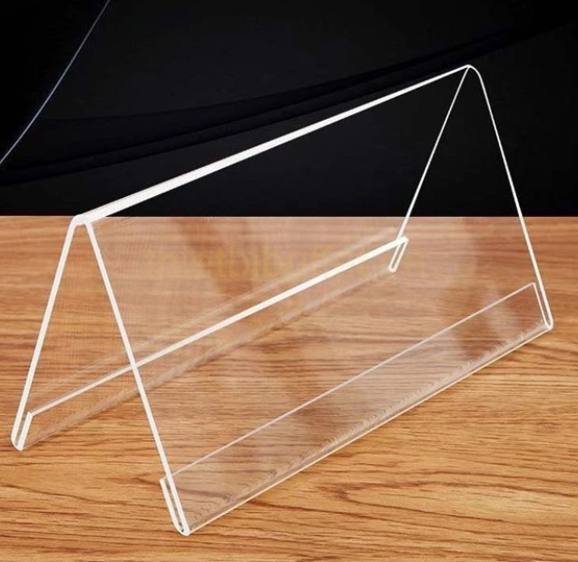 Biển mica chữ A 8x24cm loại dày