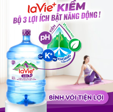 Nước bình Lavie 18,5L