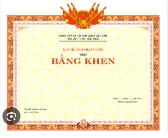 Phôi Bằng khen