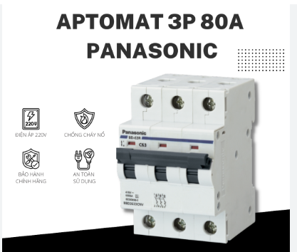 Áp tô mát Panasonic